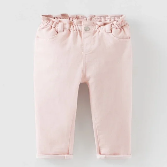 Zara Bottoms Nwt Zara Baggy Stetch Jeans For Baby Poshmark